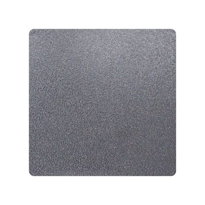 304 4Ft x 8Ft 2B النمط النهائي الحجري المنسوج نسيج صفيحة الفولاذ المقاوم للصدأ في 1MM نسيج ورق معدني أسود سميك